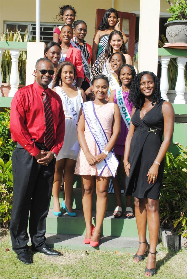 Sknvibes Konris Maynard Hosts Haynes Smith Miss Caribbean Talented Teen Pageant Contestants